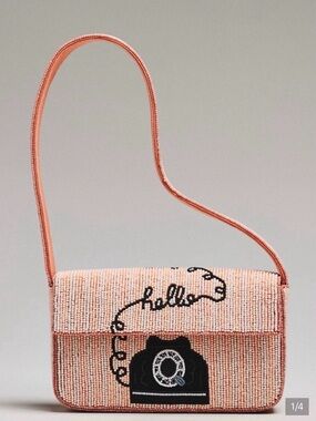 Anthropologie Fiona call me beaded bag